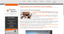 Desktop Screenshot of concept-hygiene.com
